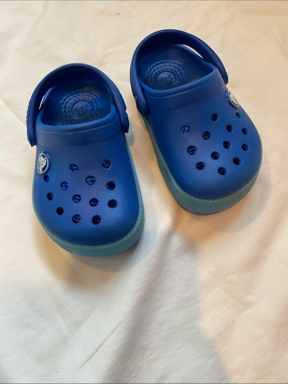 Kids Crocband Chevron Light up Clog